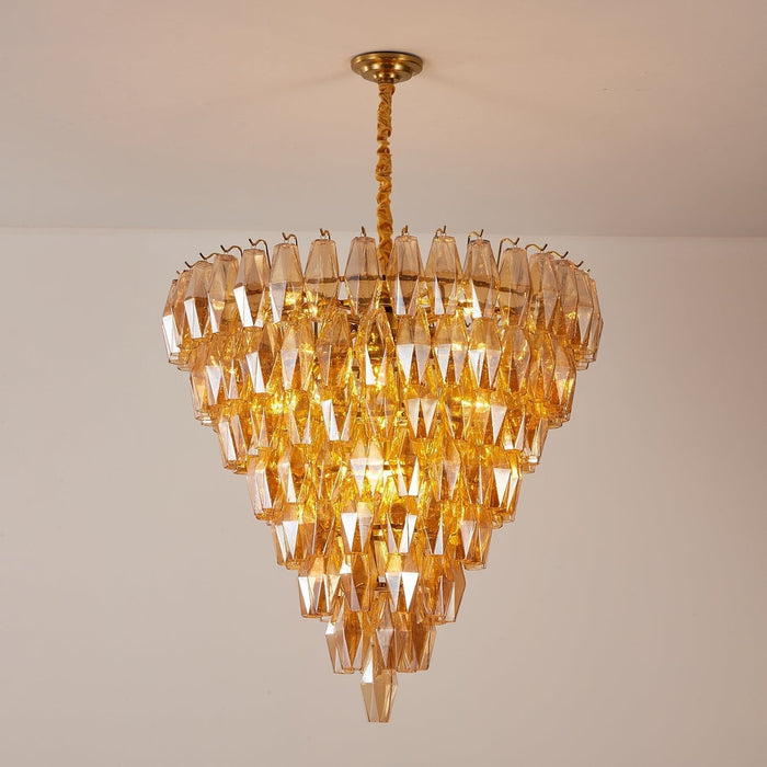 Amber Empire Chandelier - Simprolos