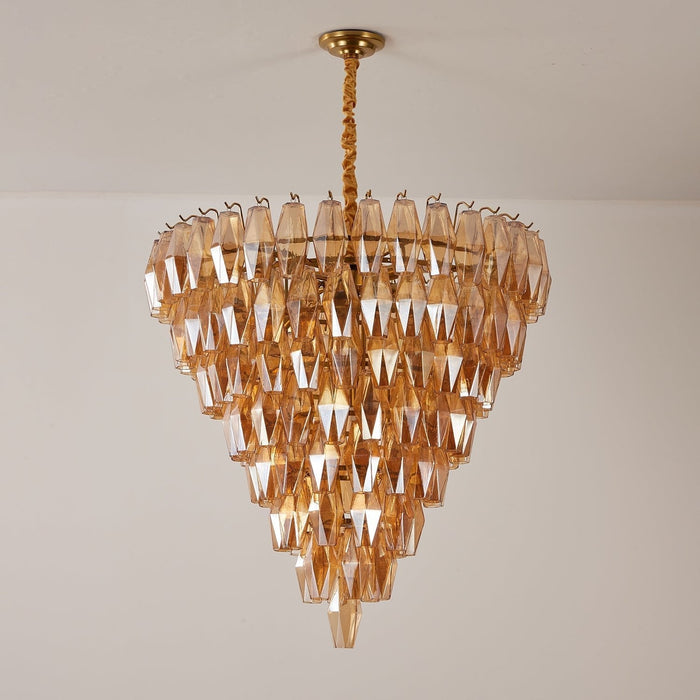 Amber Empire Chandelier - Simprolos