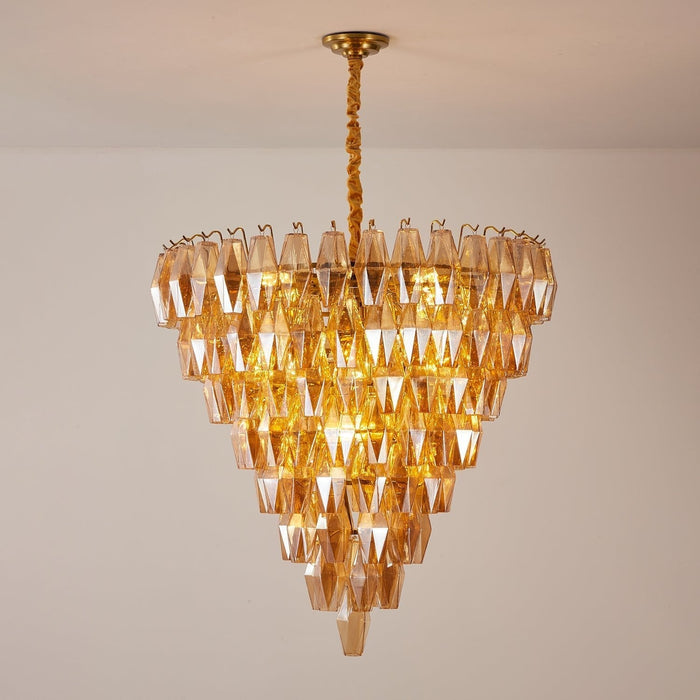 Amber Empire Chandelier - Simprolos