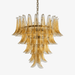Amber Glass Petals Chandelier - Simprolos