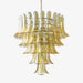 Amber Glass Petals Chandelier - Simprolos
