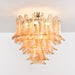 Amber Petal Glass Ceiling Lamp - Simprolos