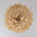 Amber Petal Glass Ceiling Lamp - Simprolos