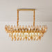 Amber Prism Glass Chandelier - Simprolos