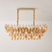 Amber Prism Glass Chandelier - Simprolos