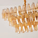 Amber Prism Glass Chandelier - Simprolos