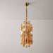 Amber Prism Long Chandelier - Simprolos