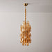 Amber Prism Long Chandelier - Simprolos