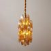 Amber Prism Long Chandelier - Simprolos
