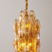 Amber Prism Long Chandelier - Simprolos