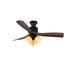 Amberglo Retro Ceiling Fan Light - Simprolos