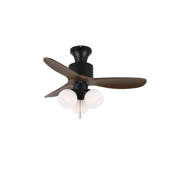 Amberglo Retro Ceiling Fan Light - Simprolos
