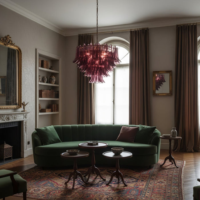 Amethyst Bloom Chandelier - Simprolos
