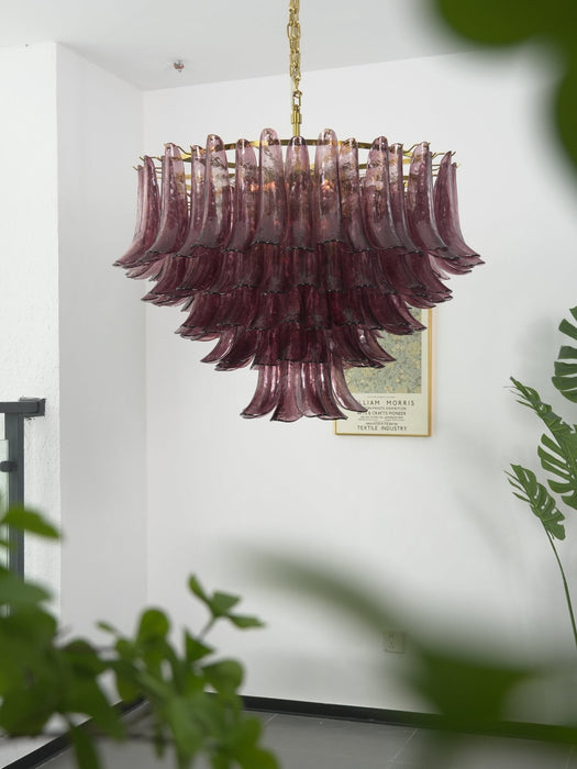 Amethyst Bloom Chandelier - Simprolos