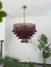 Amethyst Bloom Chandelier - Simprolos