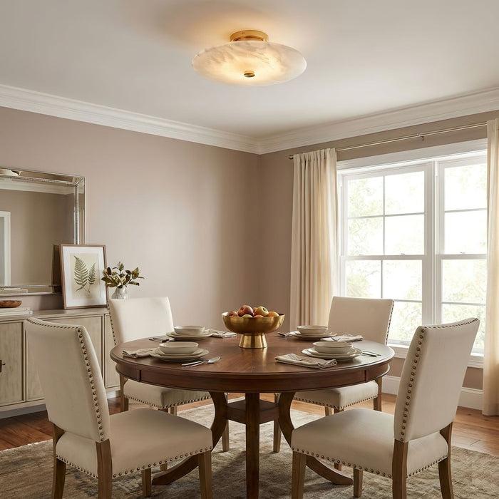 Ankeny Alabaster Ceiling Lamp - Simprolos