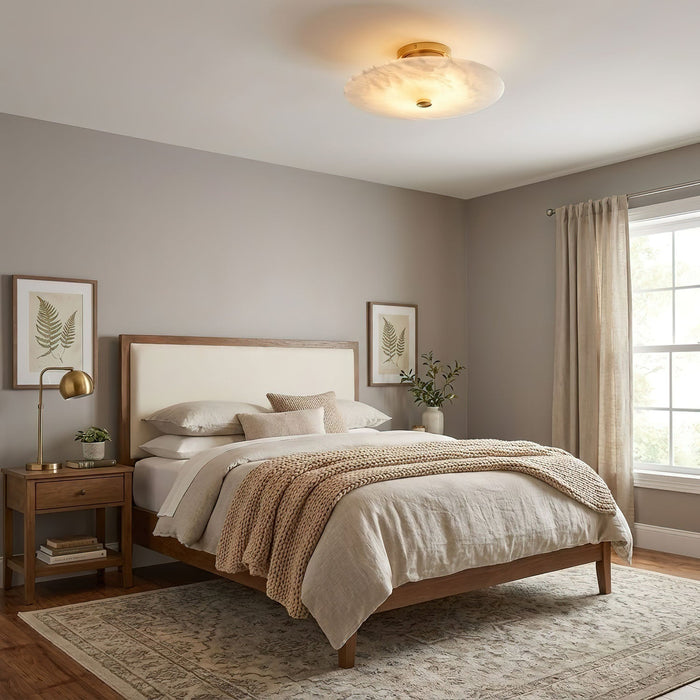 Ankeny Alabaster Ceiling Lamp - Simprolos