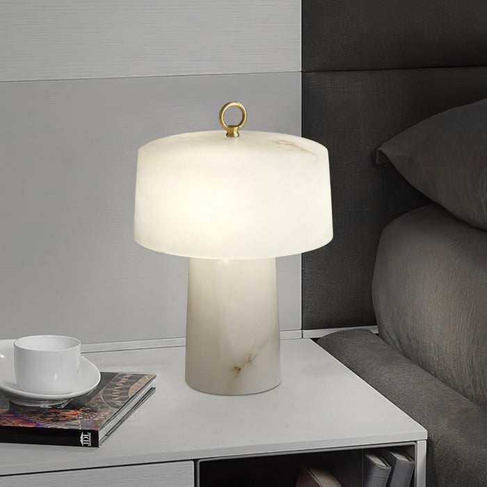 Aogashima Alabaster Table Lamp - Simprolos