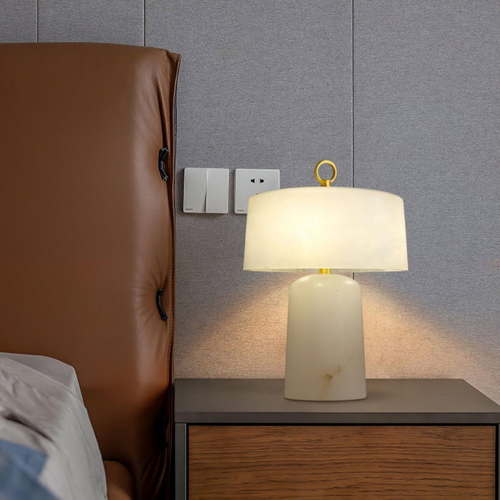 Aogashima Alabaster Table Lamp - Simprolos