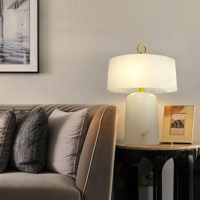 Aogashima Alabaster Table Lamp - Simprolos