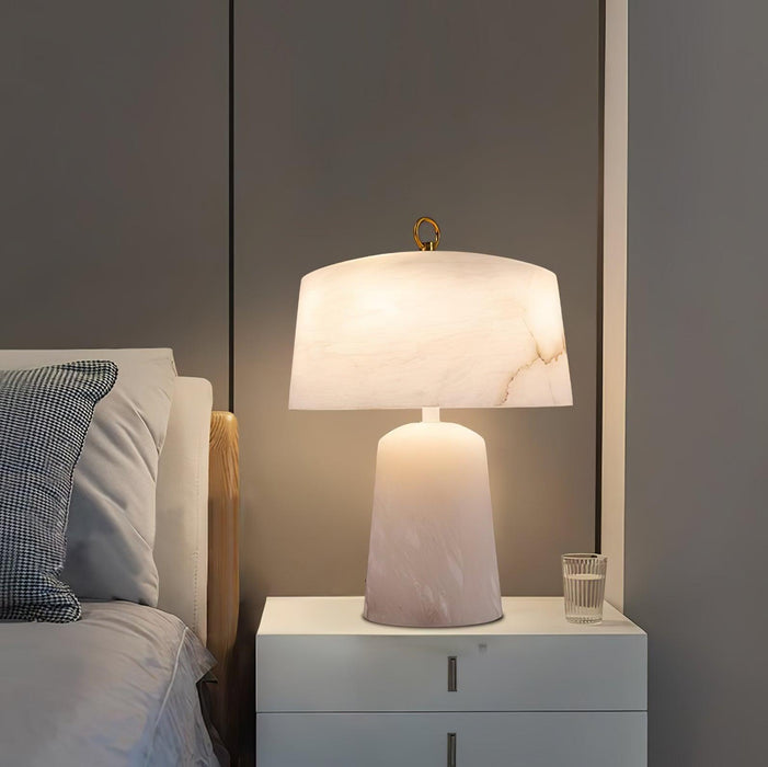Aogashima Alabaster Table Lamp - Simprolos