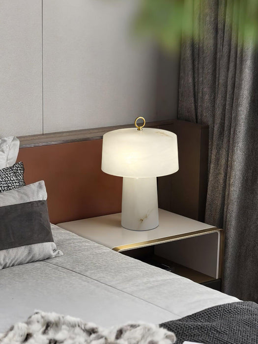 Aogashima Alabaster Table Lamp - Simprolos
