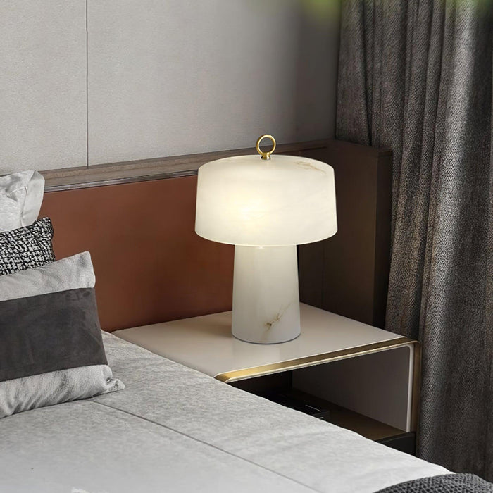 Aogashima Alabaster Table Lamp - Simprolos