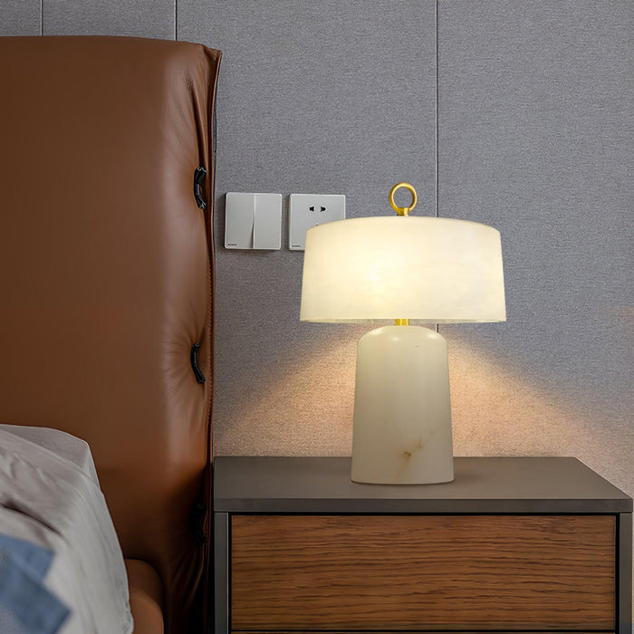 Aogashima Alabaster Table Lamp - Simprolos