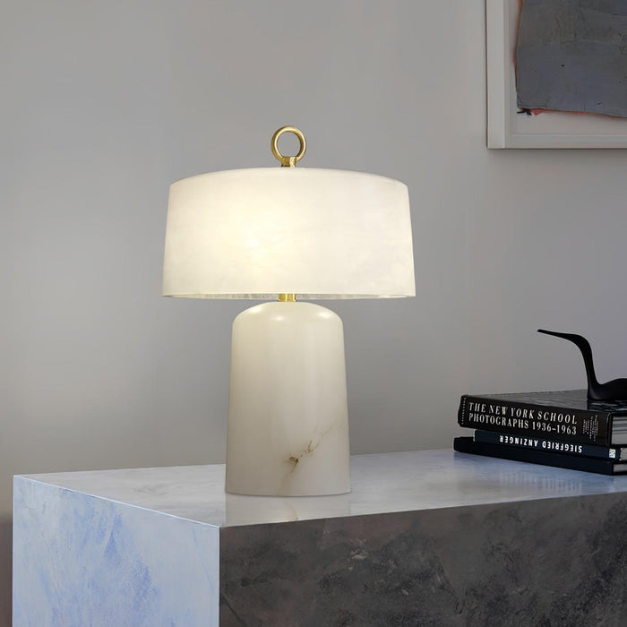 Aogashima Alabaster Table Lamp - Simprolos