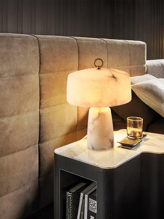 Aogashima Alabaster Table Lamp - Simprolos