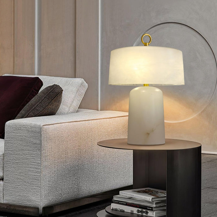 Aogashima Alabaster Table Lamp - Simprolos