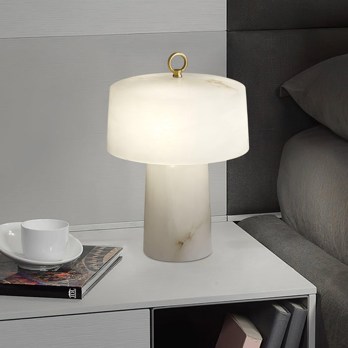 Aogashima Alabaster Table Lamp - Simprolos