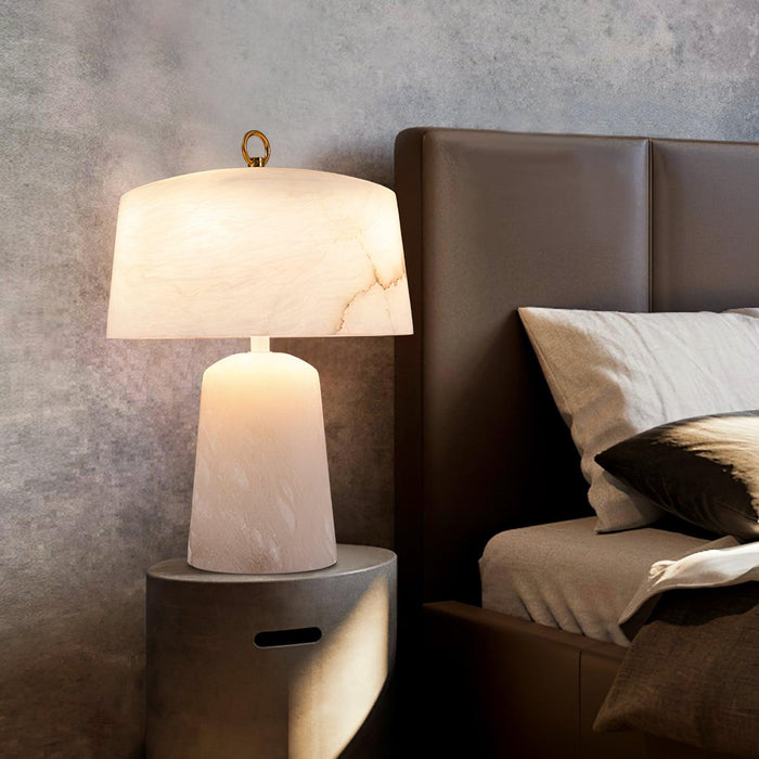 Aogashima Alabaster Table Lamp - Simprolos