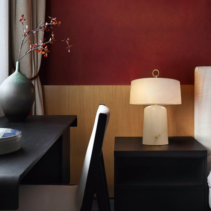 Aogashima Alabaster Table Lamp - Simprolos