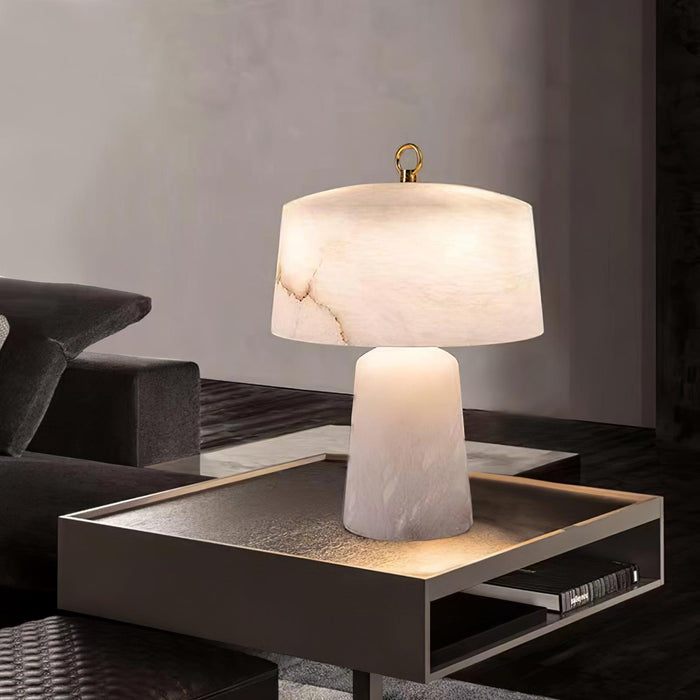 Aogashima Alabaster Table Lamp - Simprolos