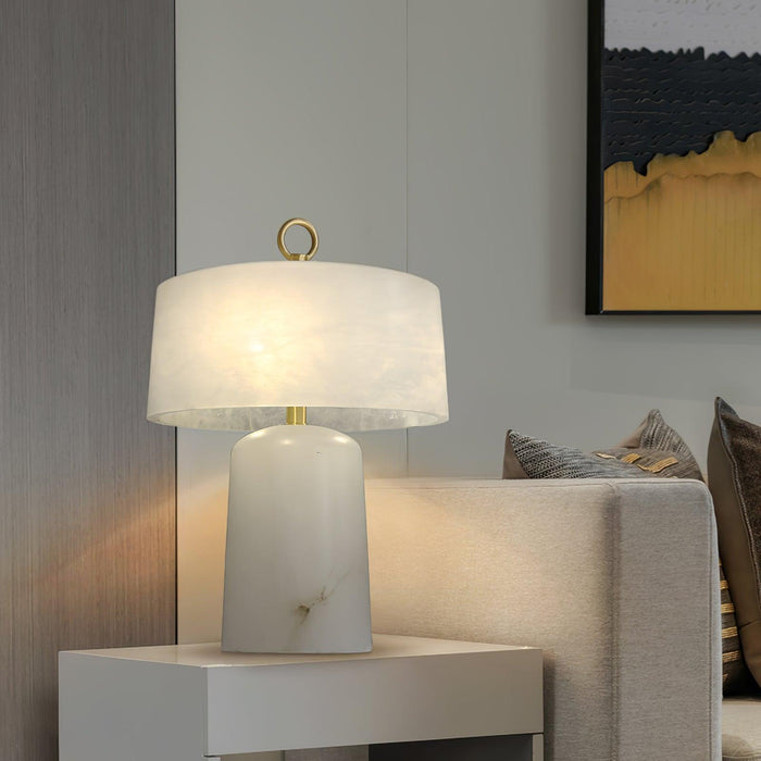 Aogashima Alabaster Table Lamp - Simprolos