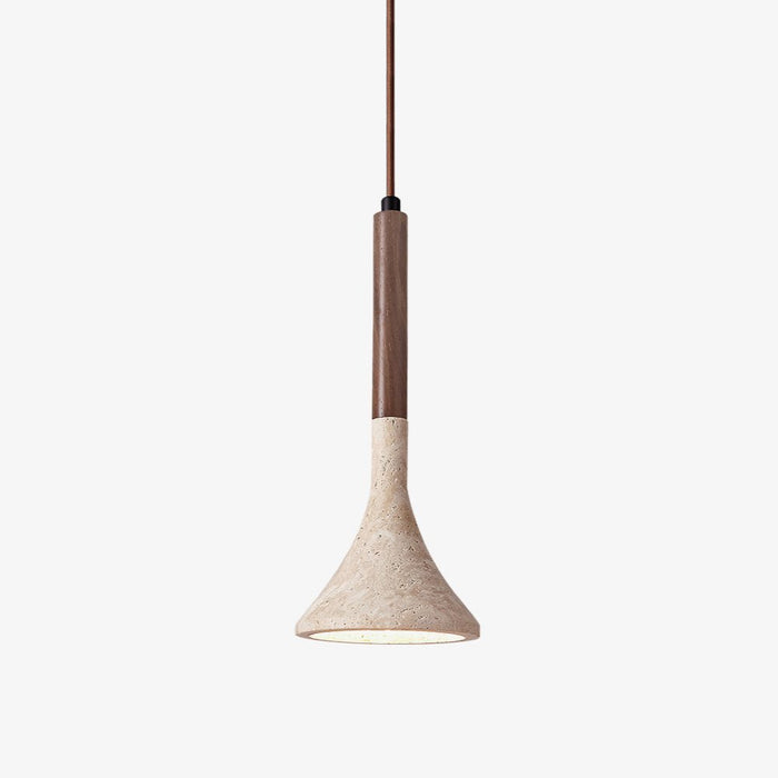 Aplomb Travertine Pendant Lamp - Simprolos