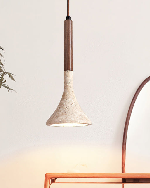 Aplomb Travertine Pendant Lamp - Simprolos