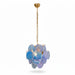 Aqua Blue Glass Chandelier - Simprolos