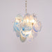 Aqua Blue Glass Chandelier - Simprolos