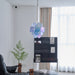 Aqua Blue Glass Chandelier - Simprolos