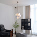 Aqua Blue Glass Chandelier - Simprolos