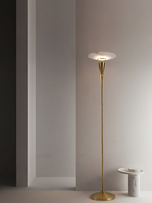 Aragon Alabaster Floor Lamp - Simprolos
