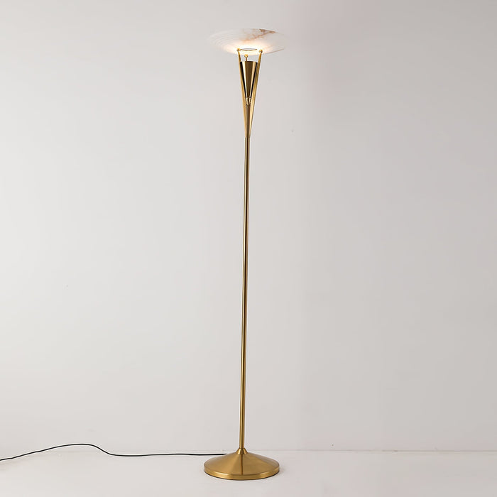 Aragon Alabaster Floor Lamp - Simprolos