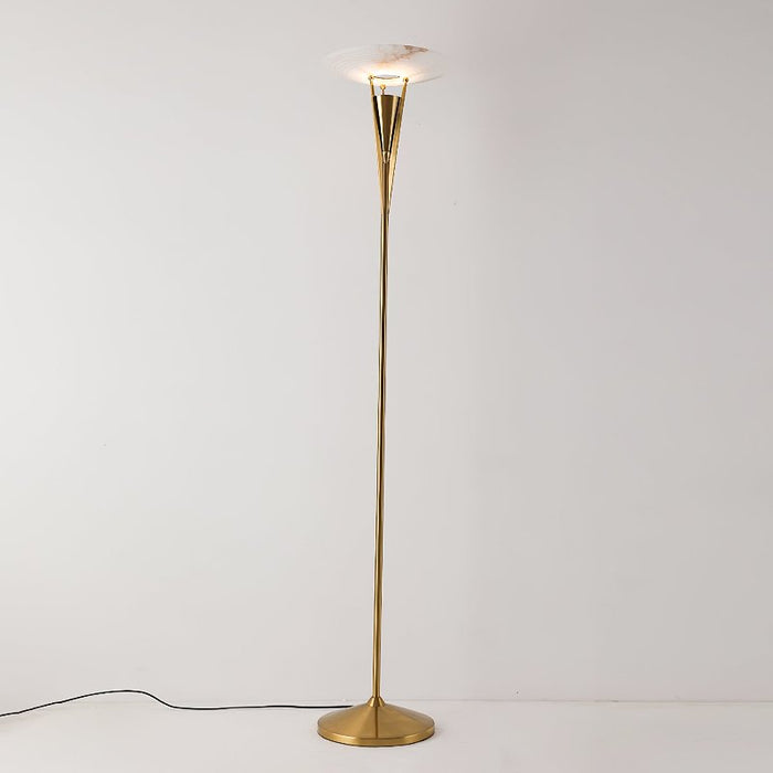 Aragon Alabaster Floor Lamp - Simprolos