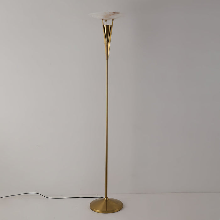 Aragon Alabaster Floor Lamp - Simprolos
