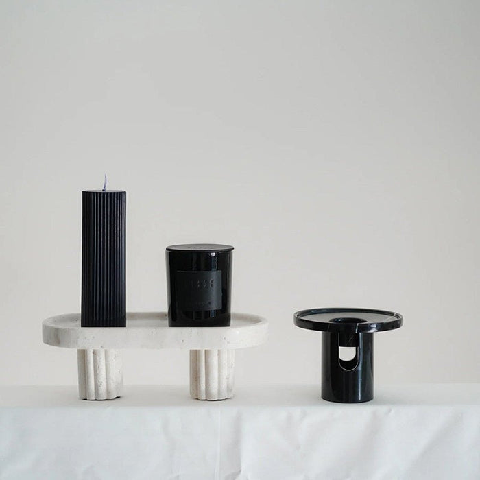 Arc Pillar Marble Candle Holder - Simprolos