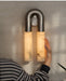 Arc Ridge Alabaster Wall Sconce - Simprolos