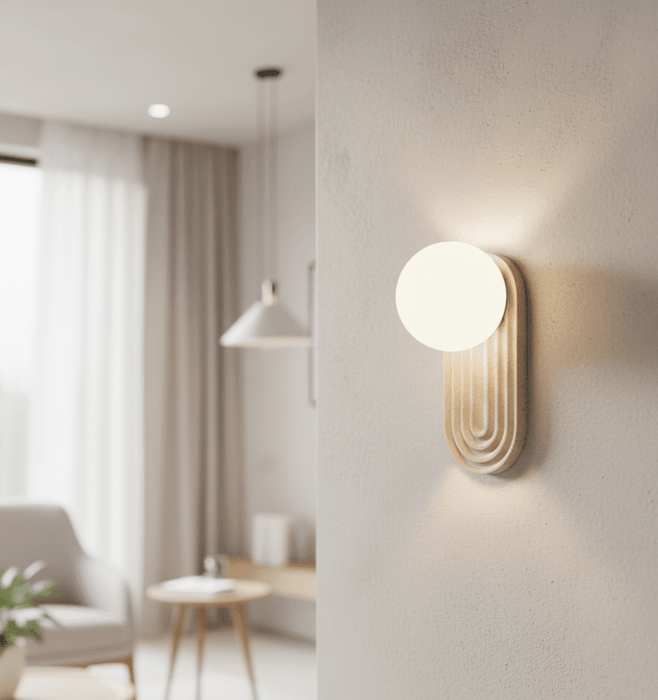 Arco Travertine Wall Light - Simprolos