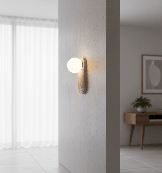 Arco Travertine Wall Light - Simprolos